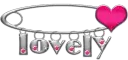 Safety pin- Lovely