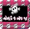 girly punk skull w/ bow whitney