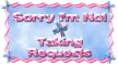sorry not taking requets