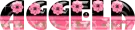 Pink Flower Font, Aggela