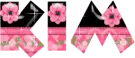 Pink Flower Font, Kim