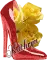 Shoe with Florals - Kathryn