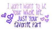 i dont want to be ur life