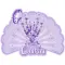 Purple fan with Carla