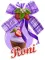 Purple bow Roni