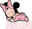 Asma Sleeping Baby Minnie Mouse