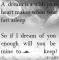 A dream is a wish your heart makes