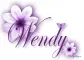 Purple Flower - Wendy