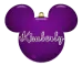 mickey christmas bulb with kimberly