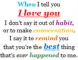 When I Tell You!!