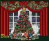 Bren Christmas tree with presents