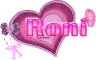 Roni pink heart