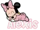 Sleeping Baby Minnie Mouse -Alexis-