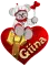 love creddy bear red heart Giina