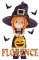 FLORENCE cute haloween glitter witch