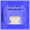 Coffee Offer Blue