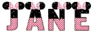 MINNIE MOUSE - JANE