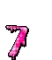 pink number