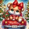 Christmas teddy bear (Jessi)