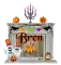 Bren - halloween fireplace