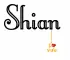 Shian's I love you charm