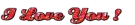 i love you in red