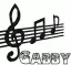 Gabby Music Note