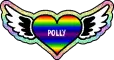 Rainbow Heart Polly