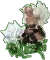 mazni fairy with white rose