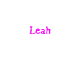 Leah Bigger