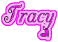 tracy pink heart