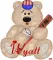 Baseball Bear with the name Wyatt