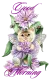 good morning purple kitty