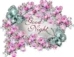 Good Night - Pink Rose Tag