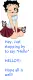 Greeting betty boop