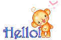 cute monkey-hello