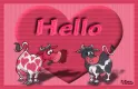 Cows Pink Hello