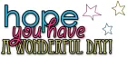 Have a wonderfulday
