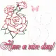 Nice Day Rose Glitter