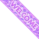 Welcome sign (right)
