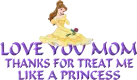 Princess Belle Mother's Day