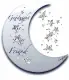 Moon and stars