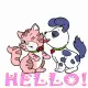 Hello - Puppy Kitty Lick