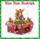 reindeer snowglobe