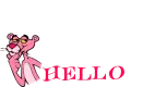 pink panter - hello