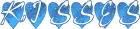 Kisses Blue Hearts