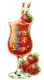 Strawberry Glass - Enjoy your Day!