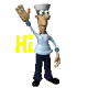 Waving Sailor (animated)- Hi