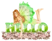 Stir the Clouds Fairy Green - Hello