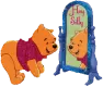 pooh looking in the mirror